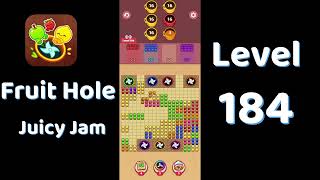 🎯 Fruit Hole Level 184 Walkthrough | Fun Fruit Puzzle Game 🍓 | SolutionGuruji