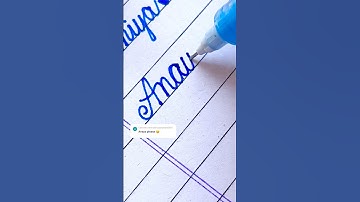 Anaya  || Comment your name..|| #viral  #cursive #cursive-handwriting #shorts