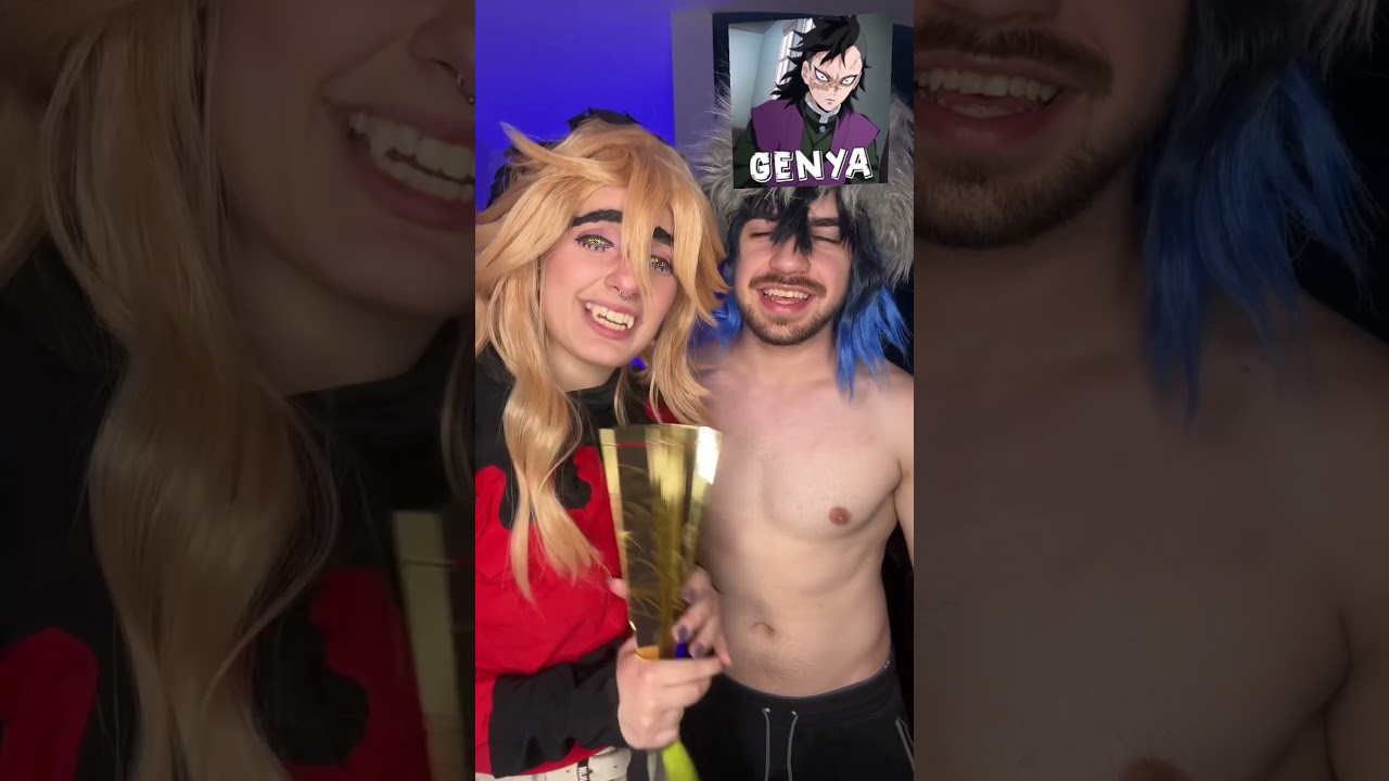 Jogo com o filtro de Demon Slayer #douma #inosuke