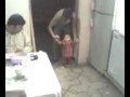 Funny walking failure of my niece