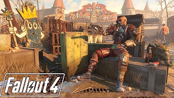 Fallout 4 Lets Start The NUKA WORLD DLC !!! Part 2 The Overboss Is Here !