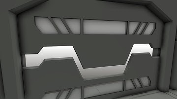 Modular Sci-Fi Set Wip 54 Blender 2.75a - Animated sci-fi doors