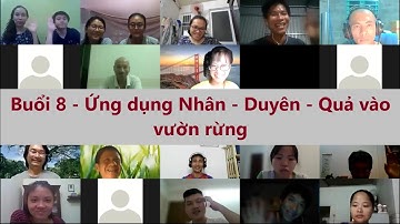 Buổi 8 - Ứng dụng Nhân - Duyên - Quả vào vườn rừng