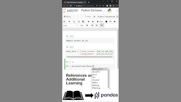 Python Dictionary to a pandas DataFrame!