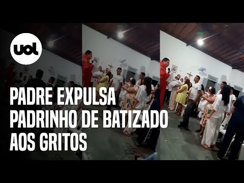 Ele gritou bem alto na frente de todo mundo: essa daí eu não batizo', disse  mãe de criança que teve o padrinho expulso da igreja por padre em SE, Sergipe