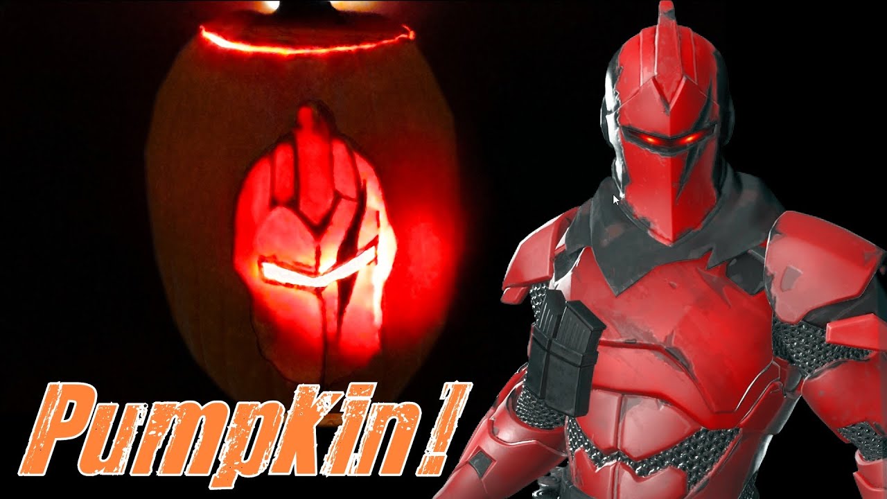 Fortnite Pumpkin Carving! (Ultima Knight!) - Ripire - YouTube