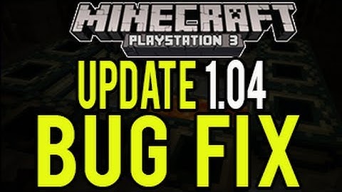 Minecraft Playstation 3 - NEW BUG FIX - Mic Issues - Title Update 1.04 (TU14)