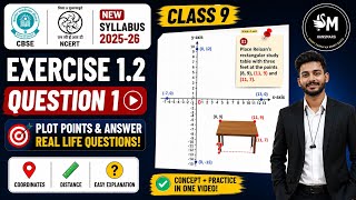 Orienting Yourself: The Use of Coordinates | Exercise 1.2 Question 1 | Class 9 Maths