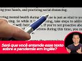 TESTE SEU NÍVEL DE INGLÊS COM ESTE TEXTO - SERÁ QUE VOCÊ ENTENDE?