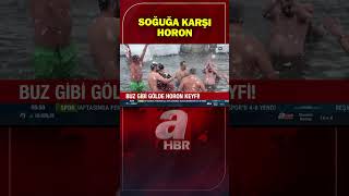 Rizede 9. Kış Yüzme Şenliği Görüntüleri