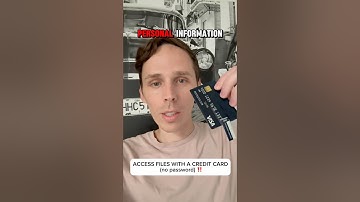 ACCESS FILES WITH A CREDIT CARD!