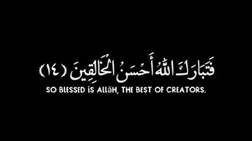 ﴿ و لقد خلقنا الانسان من سلالة من طين ﴾ - سورة المؤمنون - يــــاسر الدوسري