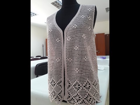 Yazlık ❤ Çok Güzel Gelin Yelek Modeli ❤ Tığ İşi - Summer Vest Model, Vest Bride, Crochet