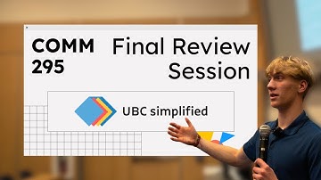 UBC COMM 295 - Final Exam Review | Entire Course Explained in Under 50 Minutes