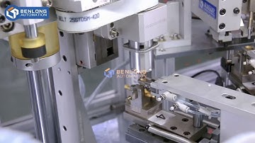 Solenoid valve spool automatic assembly testing machine