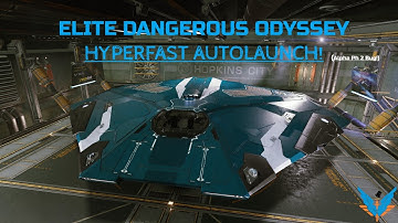 Elite Dangerous: Odyssey, Hyperfast autolaunch. Alpha Bug.