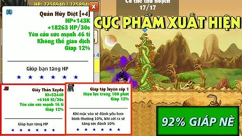 Ngọc Rồng Online - SET Né Đòn Tuổi Gì... Xuất Hiện SET GIÁP 92% Kháng Bom Của XayDa