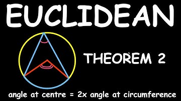 EUCLIDEAM GEOMETRY-THEOREM 2- angle at center = 2x angle at circumference-Grade 11 & 12