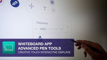 Optoma Creative Touch Interactive Displays Whiteboard Advanced Pen Tools