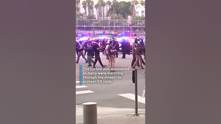 Protesters defy curfew order from LA Mayor, police make mass arrests #Shorts