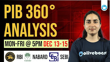 Daily PIB News Analysis | PIB Current Affairs | RBI Grade B | NABARD Grade A | SEBI Grade A