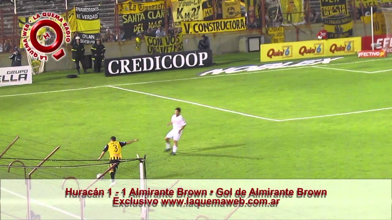 Huracan 1 - 1 Almirante Brown - Vega con ayuda de Calviño abre la cuenta - www.laquemaweb.com.ar huracan 2019