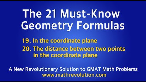 The must-know Geometry formulas for GMAT math (19-20)｜Math Revolution
