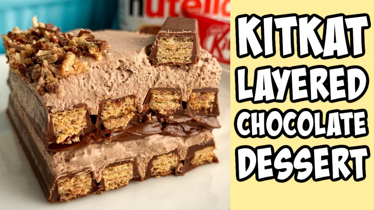 KitKat Chocolate Lasagne! Recipe tutorial Shorts YouTube