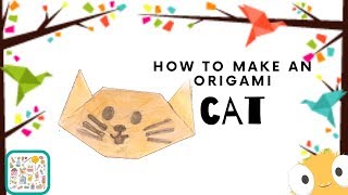 How to fold an Origami Cat!