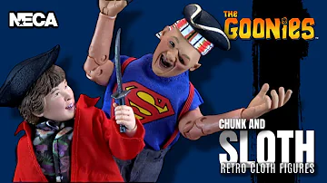 NECA The Goonies Retro Cloth Chunk and Sloth Set | Video Review ADULT COLLECTIBLE