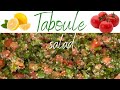 TABOULE SALAD: famous Lebanese salad