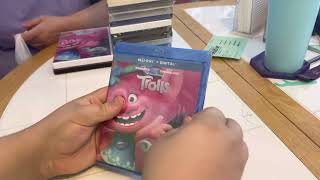 Trolls Blu-Ray Digital Unboxing