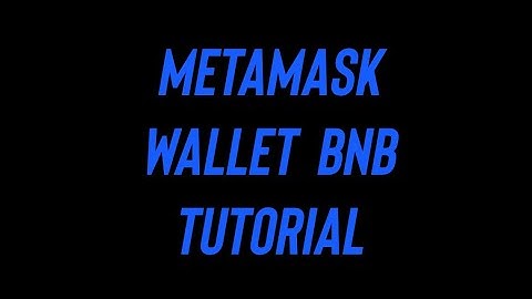 MetaMask Wallet BNB/BUSD Tutorial