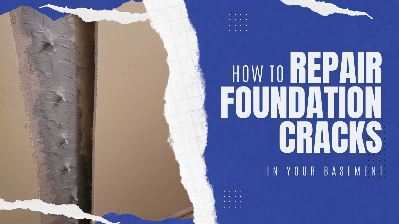 How To Repair Foundation Cracks In Your Basement - YouTube