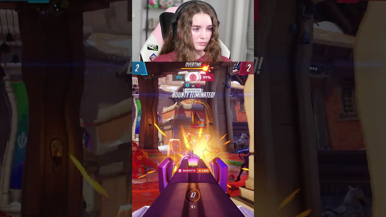 Ashe 1v5? WOO #games #overwatch2 #gaming #gamergirl #gamer #gameplay #twitch