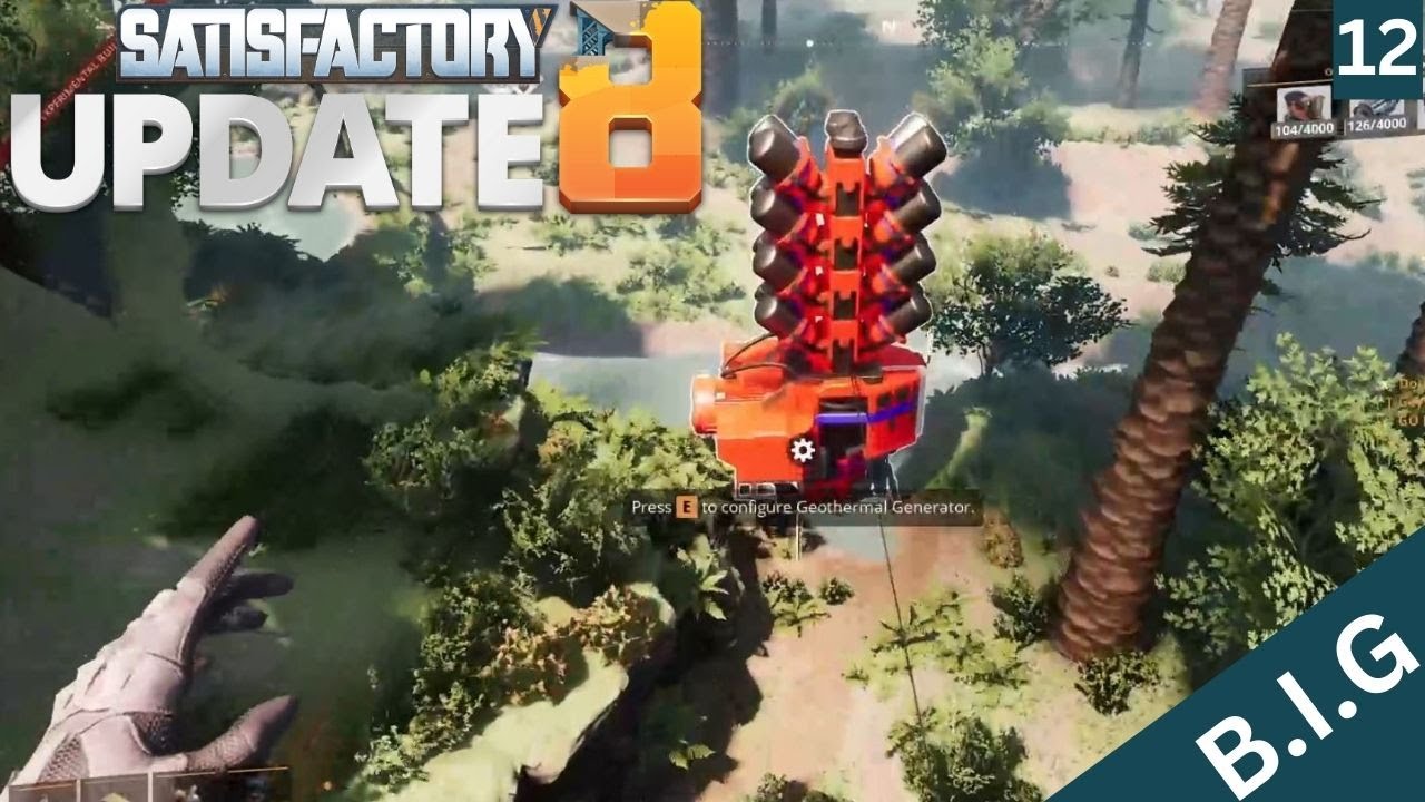 Satisfactory Update 8 Geyser Power / Nuclear prep Ep.12 YouTube