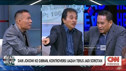 Debat Roy Suryo dengan David Pajung Soal Penyetaraan Ijazah Gibran