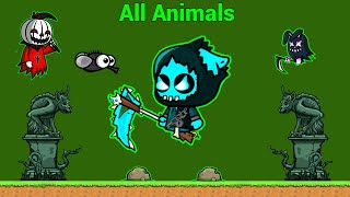 All Animals First To Last Gameplay With Frosty Reaper (EvoWorld.io)