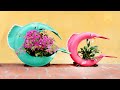 Recycle old Tires into Dolphin-shaped Flower Pots for Your Front Yard