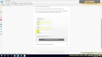 ARCBRO Software   02 Registration of Libellula Wizard