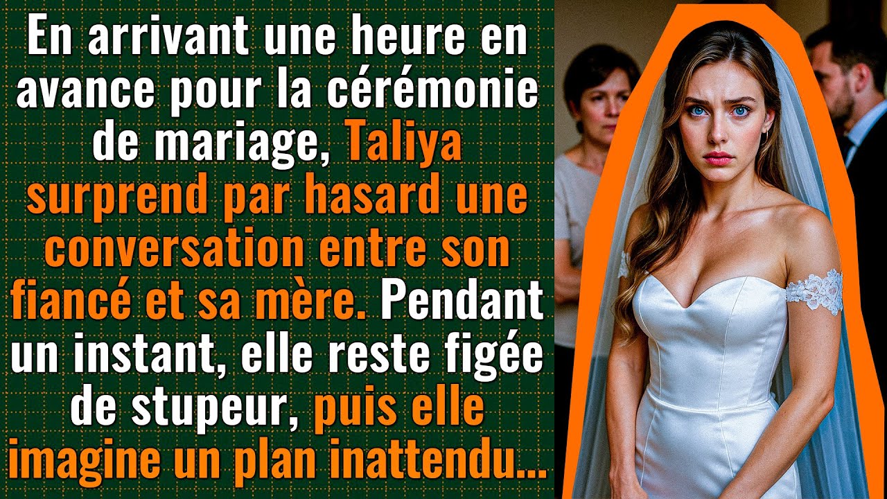 En arrivant une heure plus tôt,Taliya surprend son fiancé avec sa mère…et imagine un plan inattendu…