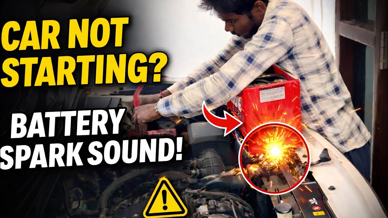 Car not Starting | Spark Sound from car | Car Battery problem | Car start problem | How to start car