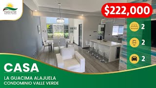 Casa de 1 planta a la venta en condominio Valle Verde en La Guacima. Casa de 1 planta a la venta en condominio Valle Verde en La Guacima.