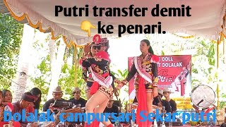 Putri transfer demit ke penari \\  NYI Roro kidul - Dolalak campursari Sekar putri