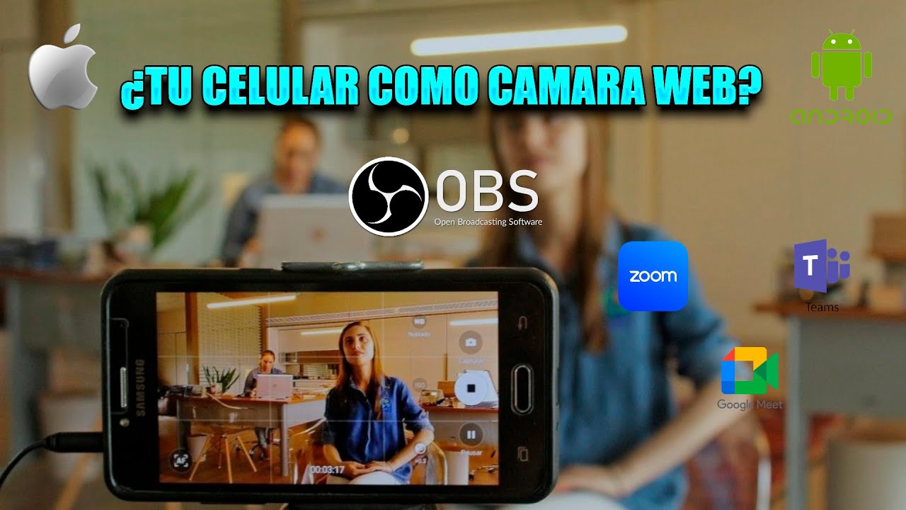 COMO usar tu CELULAR como WEB CAM | DROIDCAM | IOS | ANDROID - YouTube