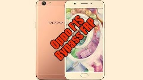 bypass google account OPPO F1S A1601 FRP unlock WITHOUT PC...