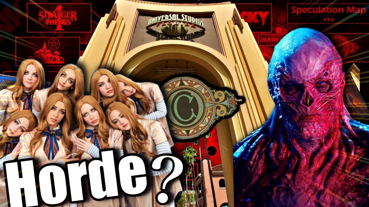 New! HHN 32 Speculation Map overview with Stranger Things returning
