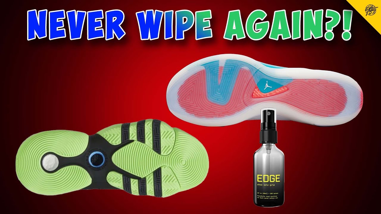 This Improves TRACTION On DIRTY COURTS?! Edge Sole Spray Review