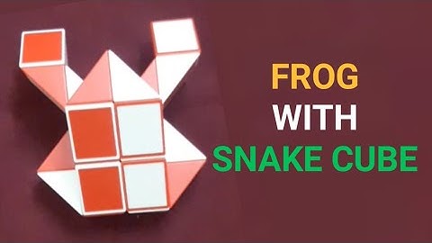 How to make Frog with Snake Cube | Rubik