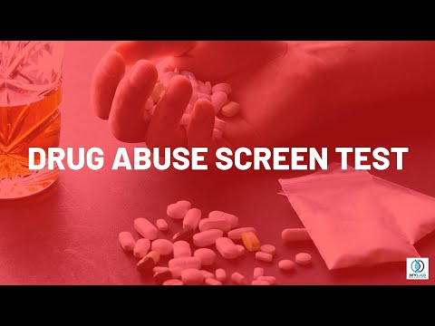 Drug Abuse Screen Test  |  My Lab Solution